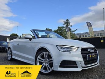 Audi A3 2.0 TDI S line Convertible 2dr Diesel S Tronic Auto 6Spd Euro 6 
