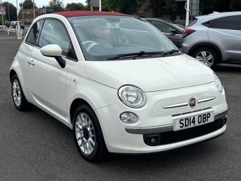 Fiat 500 1.2 Lounge Convertible 2dr Petrol Manual Euro 6 (s/s) (69 bhp)
