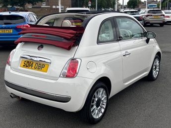 Fiat 500C 1.2 Lounge Convertible 2dr Petrol Manual Euro 6 (s/s) (69 bhp)