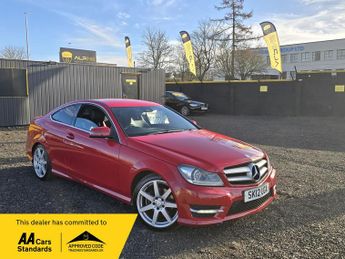 Mercedes C Class 1.8L C180 BLUEFFICIENCY AMG SPORT ED125 Coupe 2dr Petrol Automat