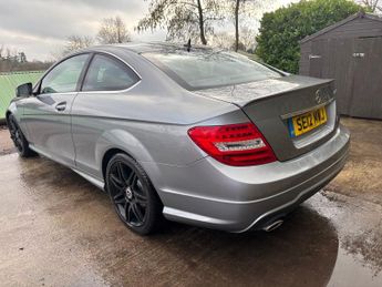 Mercedes-Benz C Class 1.6 C180 BlueEfficiency AMG Sport Plus Coupe 2dr Petrol G-Tronic