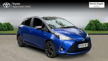 Toyota Yaris 1.5 Hybrid Blue Bi-tone 5dr CVT