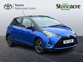 Toyota Yaris 1.5 Hybrid Red Bi-tone 5dr CVT