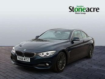 BMW 4 Series Convertible 420d [190] Luxury 2dr Auto [Professional Media]