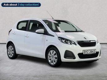 Peugeot 108 1.0 Active Hatchback 5Dr Petrol Manual Euro 6 (S/S) (72 Ps)
