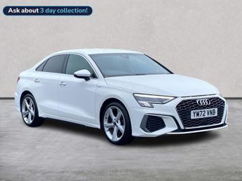 Audi A3 1.0 Tfsi 30 S Line Saloon 4Dr Petrol Manual Euro 6 (S/S) (110 Ps