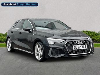 Audi A3 2.0 Tdi 35 S Line Sportback 5Dr Diesel Manual Euro 6 (S/S) (150 