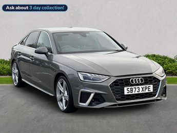 Audi A4 2.0 Tdi 35 S Line Saloon 4Dr Diesel S Tronic Euro 6 (S/S) (163 P