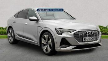AUDI E-TRON 50 S Line Sportback 5Dr Electric Auto Quattro 71.2Kwh (313 Ps)