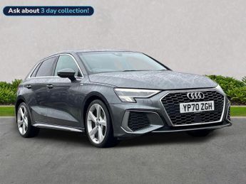 Audi A3 1.5 Tfsi 35 S Line Sportback 5Dr Petrol S Tronic Euro 6 (S/S) (1
