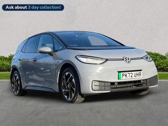 Volkswagen ID.3 Pro 58Kwh Family Hatchback 5Dr Electric Auto (145 Ps)