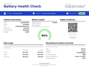 VOLKSWAGEN ID.3 Pro 58Kwh Family Hatchback 5Dr Electric Auto (145 Ps)