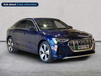 Audi E-Tron 55 S Line Sportback 5Dr Electric Auto Quattro 95Kwh (11Kw Charge