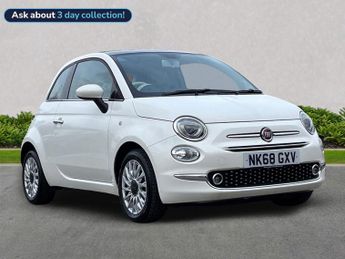 Fiat 500 1.2 Lounge Hatchback 3Dr Petrol Manual Euro 6 (S/S) (69 Bhp)