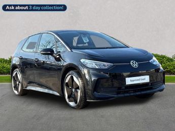 VOLKSWAGEN ID.3 Pro S 77Kwh Essential Hatchback 5Dr Electric Auto (5 Seat) (204 