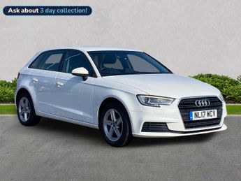 Audi A3 1.0 Tfsi Se Sportback 5Dr Petrol Manual Euro 6 (S/S) (116 Ps)
