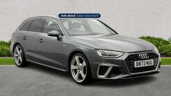Audi A4 2.0 Tfsi 40 S Line Estate 5Dr Petrol S Tronic Euro 6 (S/S) (204 