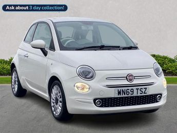 Fiat 500 1.2 Lounge Hatchback 3Dr Petrol Manual Euro 6 (S/S) (69 Bhp)