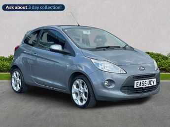 Ford Ka 1.2 Zetec Hatchback 3Dr Petrol Manual Euro 5 (S/S) (69 Ps)