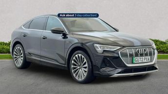 AUDI E-TRON 50 S Line Sportback 5Dr Electric Auto Quattro 71.2Kwh (11Kw Char