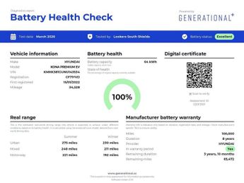 HYUNDAI KONA 64Kwh Premium Suv 5Dr Electric Auto (10.5Kw Charger) (204 Ps)