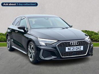 Audi A3 1.0 Tfsi 30 S Line Sportback 5Dr Petrol S Tronic Euro 6 (S/S) (1