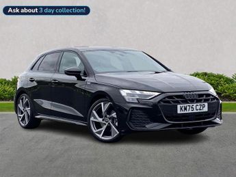 Audi A3 1.5 Tfsi Black Edition Sportback 5Dr Petrol S Tronic Euro 6 (S/S