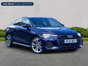 Audi A3 35 Tfsi S Line 5Dr S Tronic [Tech Pack]