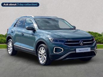 Volkswagen T-Roc 1.5 Tsi Style Suv 5Dr Petrol Manual Euro 6 (S/S) (150 Ps)