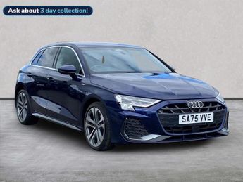 AUDI A3 1.5 Tfsi S Line Sportback 5Dr Petrol S Tronic Euro 6 (S/S) (150 