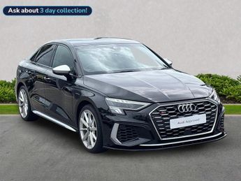 AUDI A3 2.0 Tfsi Saloon 4Dr Petrol S Tronic Quattro Euro 6 (S/S) (310 Ps