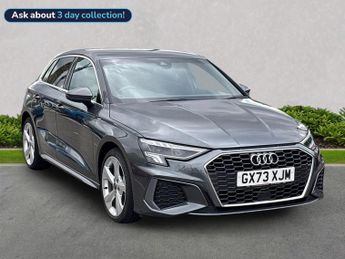 Audi A3 1.0 Tfsi 30 S Line Sportback 5Dr Petrol Manual Euro 6 (S/S) (110
