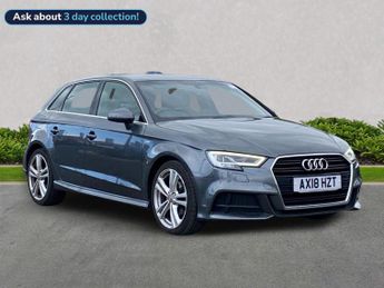 Audi A3 1.0 Tfsi S Line Sportback 5Dr Petrol Manual Euro 6 (S/S) (116 Ps