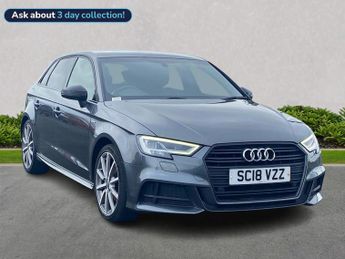 Audi A3 1.5 Tfsi Cod Black Edition Sportback 5Dr Petrol Manual Euro 6 (S