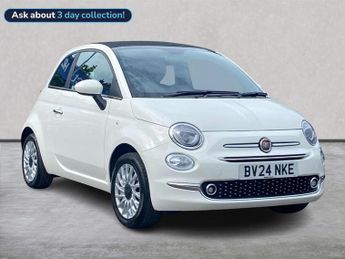 Fiat 500 1.0 Mhev Convertible 2Dr Petrol Manual Euro 6 (S/S) (70 Bhp)