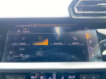 AUDI A3 1.5 Tfsi Sport Sportback 5Dr Petrol S Tronic Euro 6 (S/S) (116 P