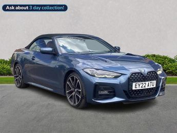 BMW 420 2.0 420I M Sport Convertible 2Dr Petrol Auto Euro 6 (S/S) (184 P