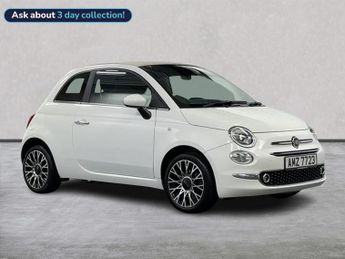 Fiat 500 1.0 Mhev Top Convertible 2Dr Petrol Manual Euro 6 (S/S) (70 Bhp)