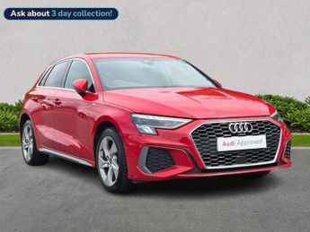 Audi A3 40 Tfsi E S Line 5Dr S Tronic [Comfort+Sound]