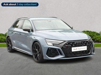 Audi RS3 Rs 3 Tfsi Quattro Carbon Black 5Dr S Tronic [C+S]