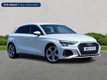 Audi A3 1.0 Tfsi 30 S Line Sportback 5Dr Petrol Manual Euro 6 (S/S) (110