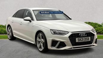 Audi A4 2.0 Tfsi 35 S Line Saloon 4Dr Petrol S Tronic Euro 6 (S/S) (150 