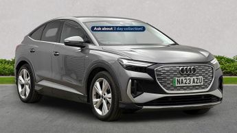 AUDI Q4 40 S Line Sportback 5Dr Electric Auto 82Kwh (204 Ps)