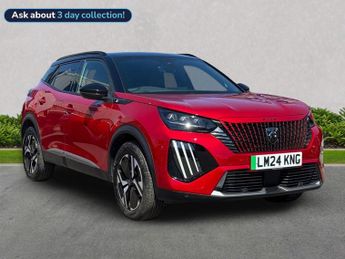 Peugeot 2008 50Kwh Gt Suv 5Dr Electric Auto (7Kw Charger) (136 Ps)