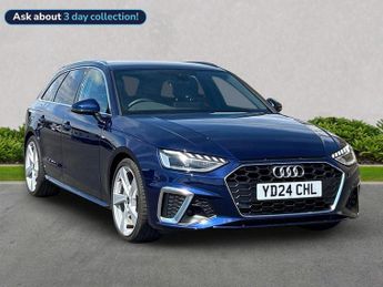Audi A4 2.0 Tfsi 40 S Line Estate 5Dr Petrol S Tronic Euro 6 (S/S) (204 