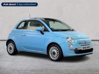 Fiat 500 1.2 Lounge Hatchback 3Dr Petrol Manual Euro 4 (69 Bhp)