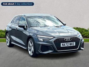 Audi A3 1.5 Tfsi 35 S Line Sportback 5Dr Petrol S Tronic Euro 6 (S/S) (1