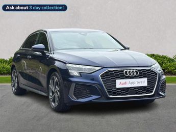 AUDI A3 1.0 Tfsi 30 S Line Sportback 5Dr Petrol S Tronic Euro 6 (S/S) (1