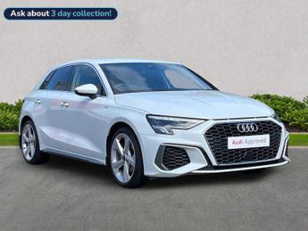 Audi A3 1.0 Tfsi 30 S Line Sportback 5Dr Petrol Manual Euro 6 (S/S) (110