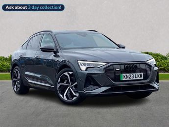 Audi E-Tron 55 Black Edition Sportback 5Dr Electric Auto Quattro 95Kwh (11Kw